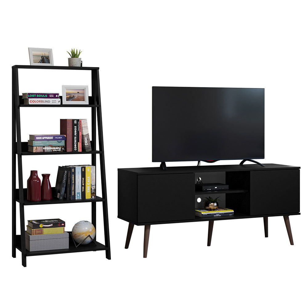 Madesa TV Stand 2 Doors and 2 Shelves 55