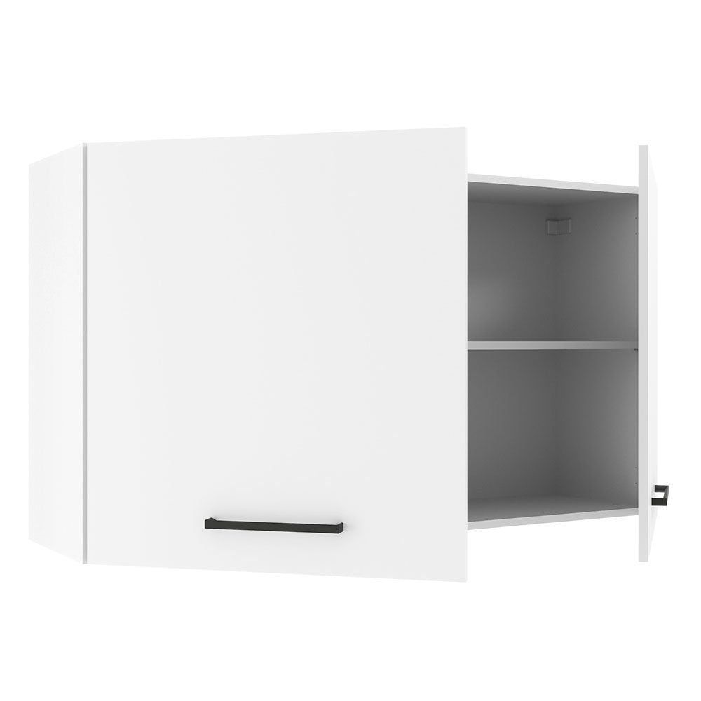 Madesa Hazel Wall Kitchen Storage Cupboard Cabinet with 2 Doors and Sh ...