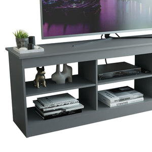 
                  
                    Load image into Gallery viewer, Madesa TV Stand Entertainment Center TV Bench with 6 Open Shelves Easy Cable Management for 65, 75 Inch Living Room and Bedroom Modern Wooden Television Media Console - Grey
                  
                