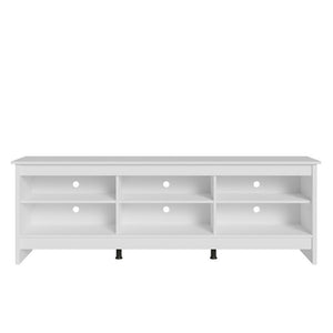 
                  
                    Load image into Gallery viewer, Madesa 6 Shelves TV Stand up to 75&amp;quot; + Ladder Shelf Standing Bookcase - White
                  
                