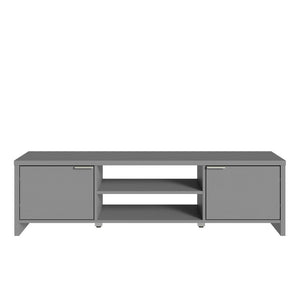 
                  
                    Load image into Gallery viewer, Madesa TV Stand with Storage 65&amp;quot; + Ladder Shelf Standing Bookcase - Gray
                  
                