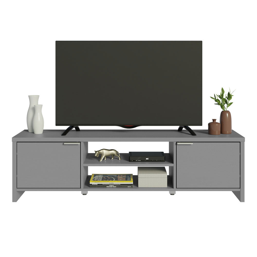 
                  
                    Load image into Gallery viewer, Madesa TV Stand with Storage 65&amp;quot; + Ladder Shelf Standing Bookcase - Gray
                  
                