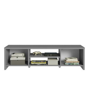 
                  
                    Load image into Gallery viewer, Madesa TV Stand with Storage 65&amp;quot; + Ladder Shelf Standing Bookcase - Gray
                  
                