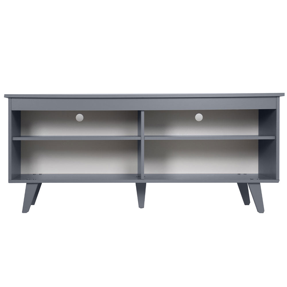 
                  
                    Load image into Gallery viewer, TV Stand with 4 Shelves and Cable Management, for TVs up to 65 Inches, Wood, 23&amp;#39;&amp;#39; H x 15&amp;#39;&amp;#39; D x 59&amp;#39;&amp;#39; L - Grey
                  
                