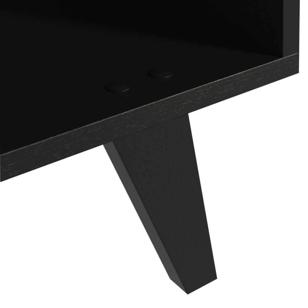 
                  
                    Load image into Gallery viewer, TV Stand with 4 Shelves and Cable Management, for TVs up to 65 Inches, Wood, 23&amp;#39;&amp;#39; H x 15&amp;#39;&amp;#39; D x 59&amp;#39;&amp;#39; L - Black
                  
                